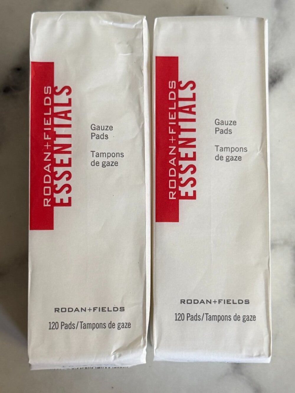 Rodan + Fields Lint-Free Facial Gauze Pads Bundle of 2 | 240 Pads NEW
